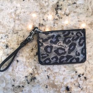 Coach mini keychain wallet